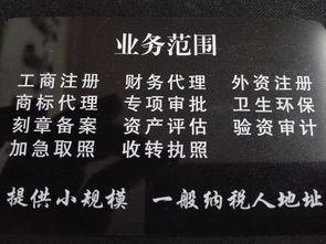 工商注冊 公司注冊地址 收轉(zhuǎn)執(zhí)照 財(cái)務(wù)代理 驗(yàn)資審計(jì)